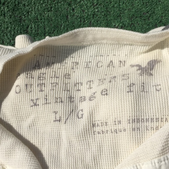 American Eagle AEO Henley Long Sleeve Shirt 👕 - Picture 6 of 6